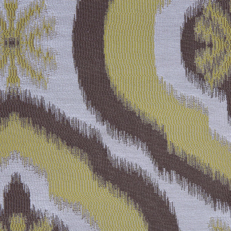 Gold Ikat Damask Polyester Woven