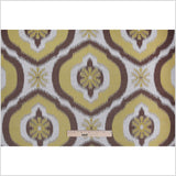 Gold Ikat Damask Polyester Woven
