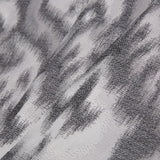 Silver Ikat Damask Polyester Woven