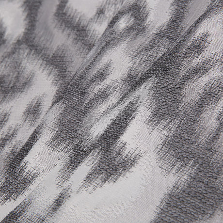 Silver Ikat Damask Polyester Woven
