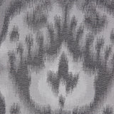 Silver Ikat Damask Polyester Woven