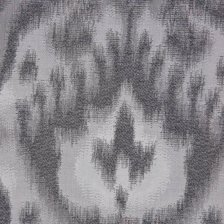 Silver Ikat Damask Polyester Woven