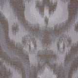Gray Ikat Damask Polyester Woven