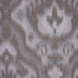 Gray Ikat Damask Polyester Woven