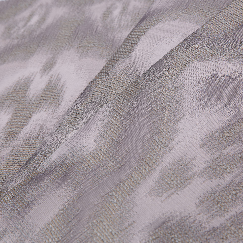 Taupe Ikat Damask Polyester Woven