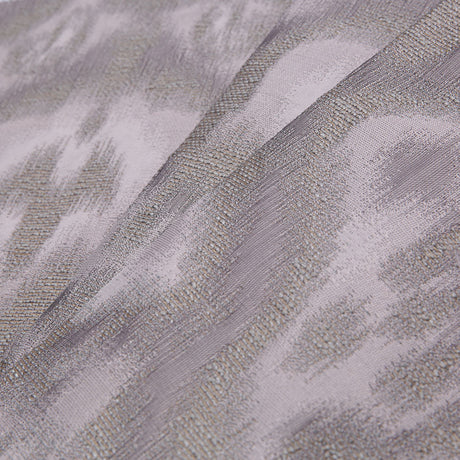 Taupe Ikat Damask Polyester Woven