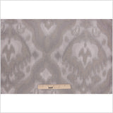 Taupe Ikat Damask Polyester Woven