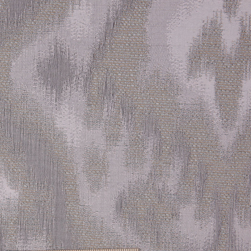 Taupe Ikat Damask Polyester Woven