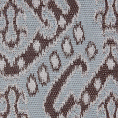 Ice Blue Damask Polyester Woven