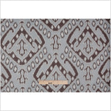 Ice Blue Damask Polyester Woven