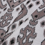 Black Damask Polyester Woven