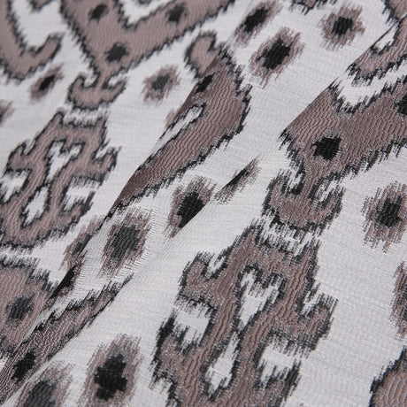 Black Damask Polyester Woven