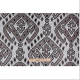 Black Damask Polyester Woven