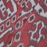 Red Damask Polyester Woven