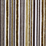 Gold Laser-Cut Striped Polyester Velvet