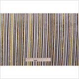 Gold Laser-Cut Striped Polyester Velvet