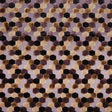 Gold Laser-Cut Geometric Polyester Velvet