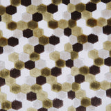 Grass Laser-Cut Geometric Polyester Velvet