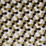 Grass Laser-Cut Geometric Polyester Velvet