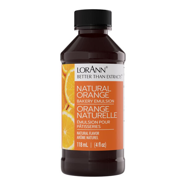 LorAnn Oils 4 fl. oz. All-Natural Orange Bakery Emulsion