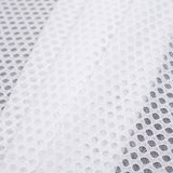 White Double Knit Honeycomb Mesh
