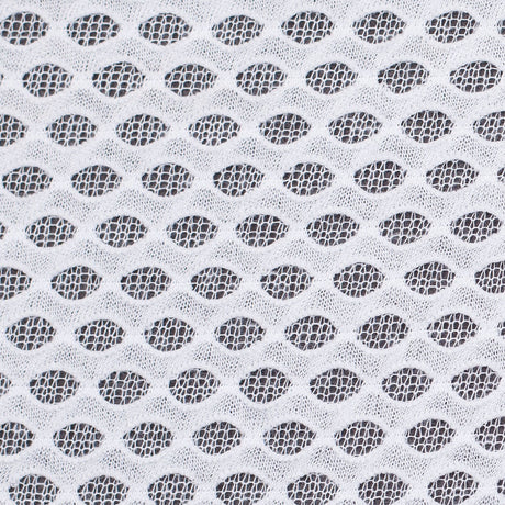 White Double Knit Honeycomb Mesh