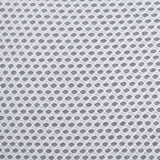 White Double Knit Honeycomb Mesh