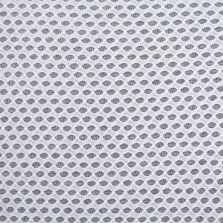 White Double Knit Honeycomb Mesh