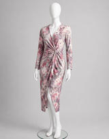 Printed Tricot Matte Spandex Floral Swimwear