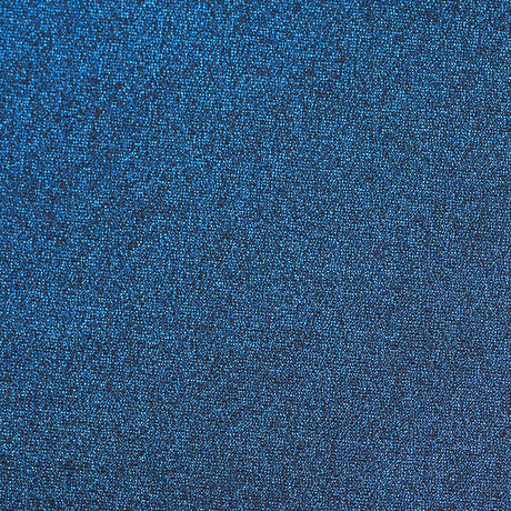 Metallic Royal Blue Glittery DTY Polyester Jersey