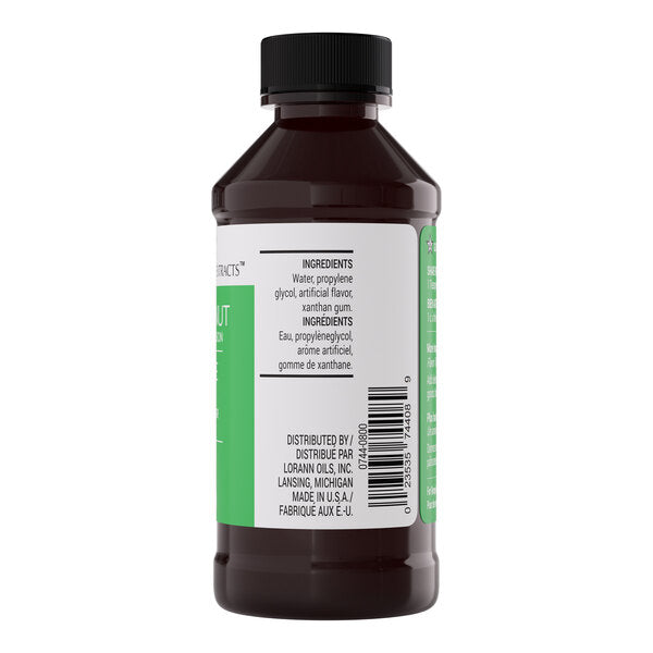 LorAnn Oils 4 fl. oz. Coconut Bakery Emulsion - 6/Case