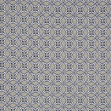 Pebble Beige Geometric Stretch Cotton Sateen