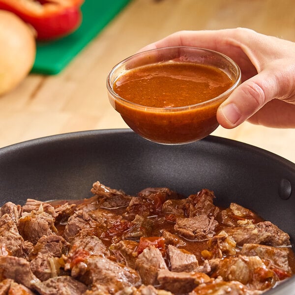 Naughty Chile Taqueria Hatch Birria Red Chile Sauce 2.5 lb. - 4/Case