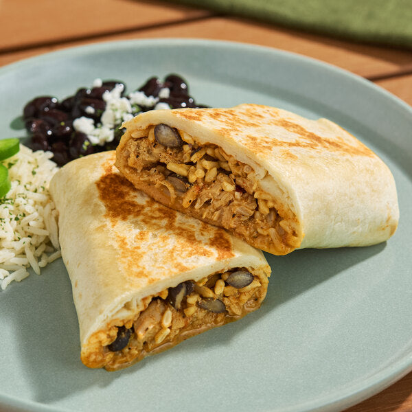 Tres Picosos Chicken Fajita Burrito 8 oz. - 12/Case