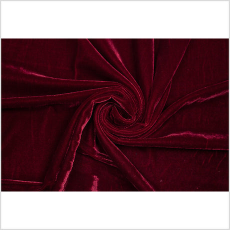 Polyester Micro Velvet - Garnet