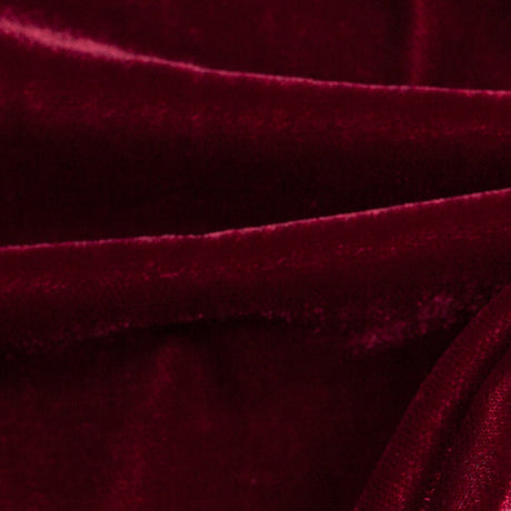 Polyester Micro Velvet - Garnet