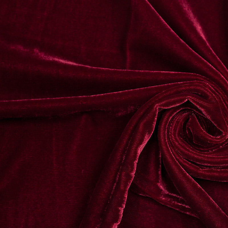 Polyester Micro Velvet - Garnet