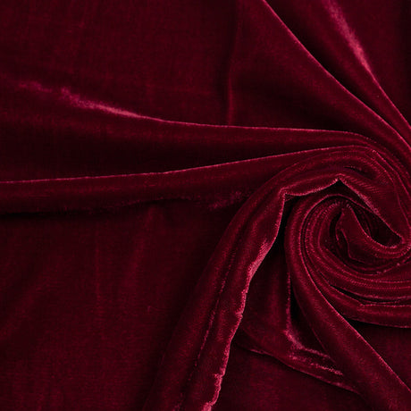 Polyester Micro Velvet - Garnet