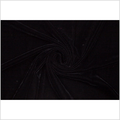 Polyester Micro Velvet - Black