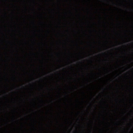 Polyester Micro Velvet - Black