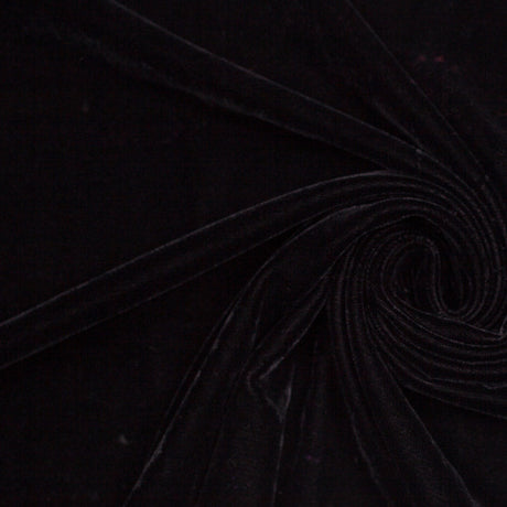 Polyester Micro Velvet - Black