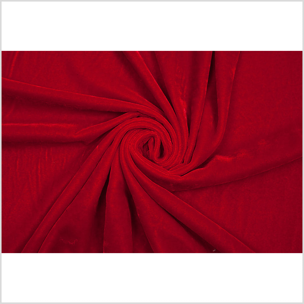 Polyester Micro Velvet - Red