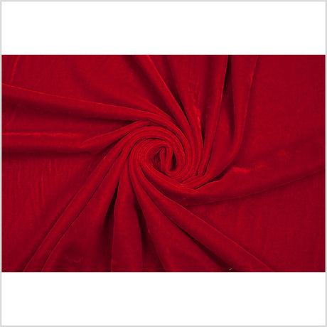 Polyester Micro Velvet - Red