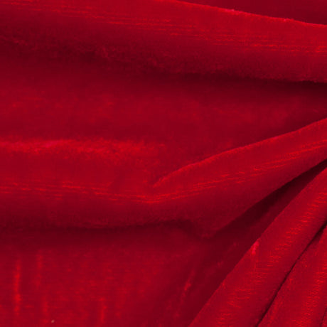 Polyester Micro Velvet - Red