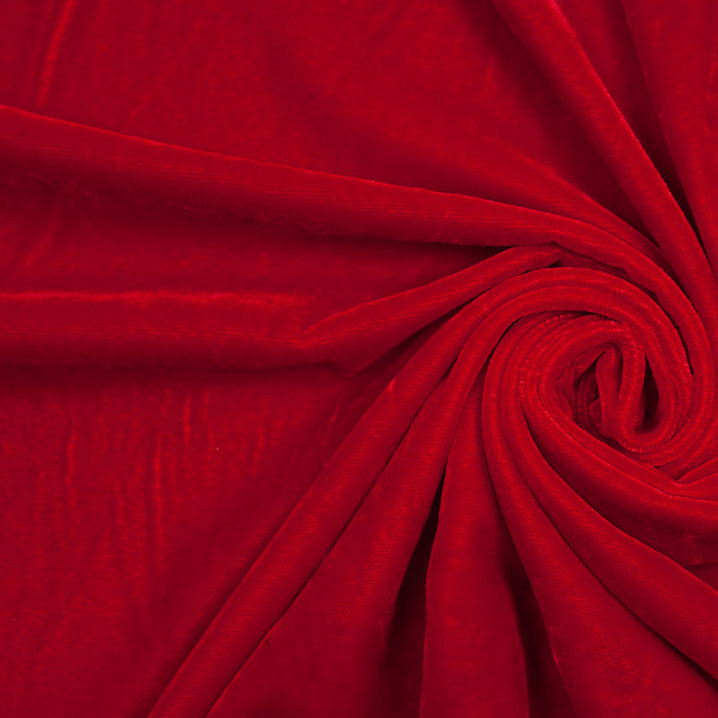 Polyester Micro Velvet - Red