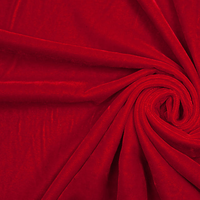 Polyester Micro Velvet - Red