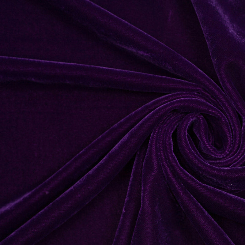 Polyester Micro Velvet - Royal Purple