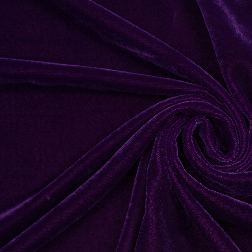 Polyester Micro Velvet - Royal Purple