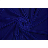 Polyester Micro Velvet - Primary Blue