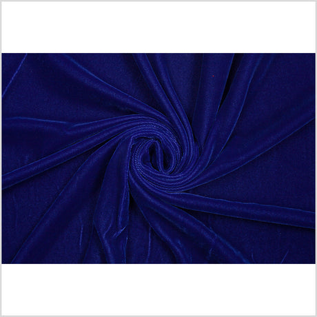 Polyester Micro Velvet - Primary Blue